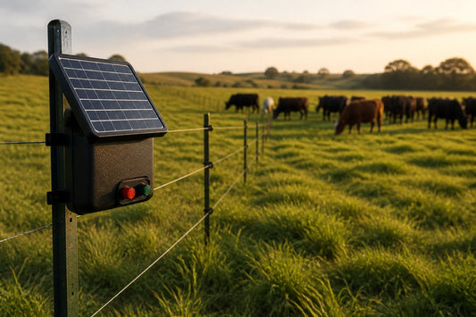 10 best portable electric fence energizers for cattle compared in a pasture