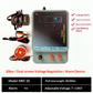 Electric Fence Charger 12V LCD & Alarm & Remote – 12 Miles 20KM for Cattle Sheep Horse Pig