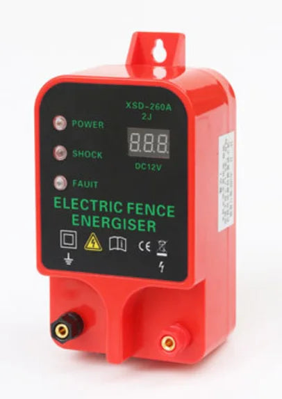 260A front view – XSD-260A 2J DC12V with POWER SHOCK FAULT LEDs