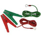 Electric Fence Jumper Lead Cables – Red & Green Crocodile Clips Connect Energizer to Fence & Ground