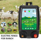 Electric Fence Charger 12V Battery Powered – 2 Joules 6 Miles 40 Acres Cattle Horse Pig