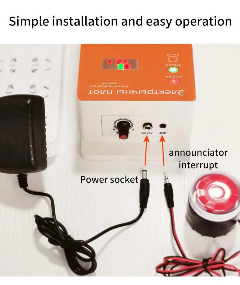 electronic fence energizer 2J electric fence pulser pasture energy controller with alarm