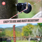 Electric Fence Polywire 2mm – 200m / 500m High-Visibility Red & White | Cattle Horse Sheep