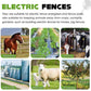 Electric Fence Ring Insulators Screw-in – 50 / 100 Pcs for Wood Posts | UV Resistant