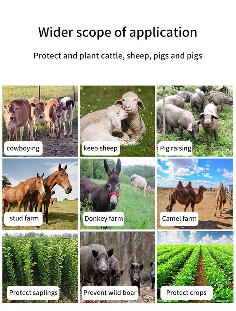 electronic fence energizer 2J electric fence pulser pasture energy controller with alarm