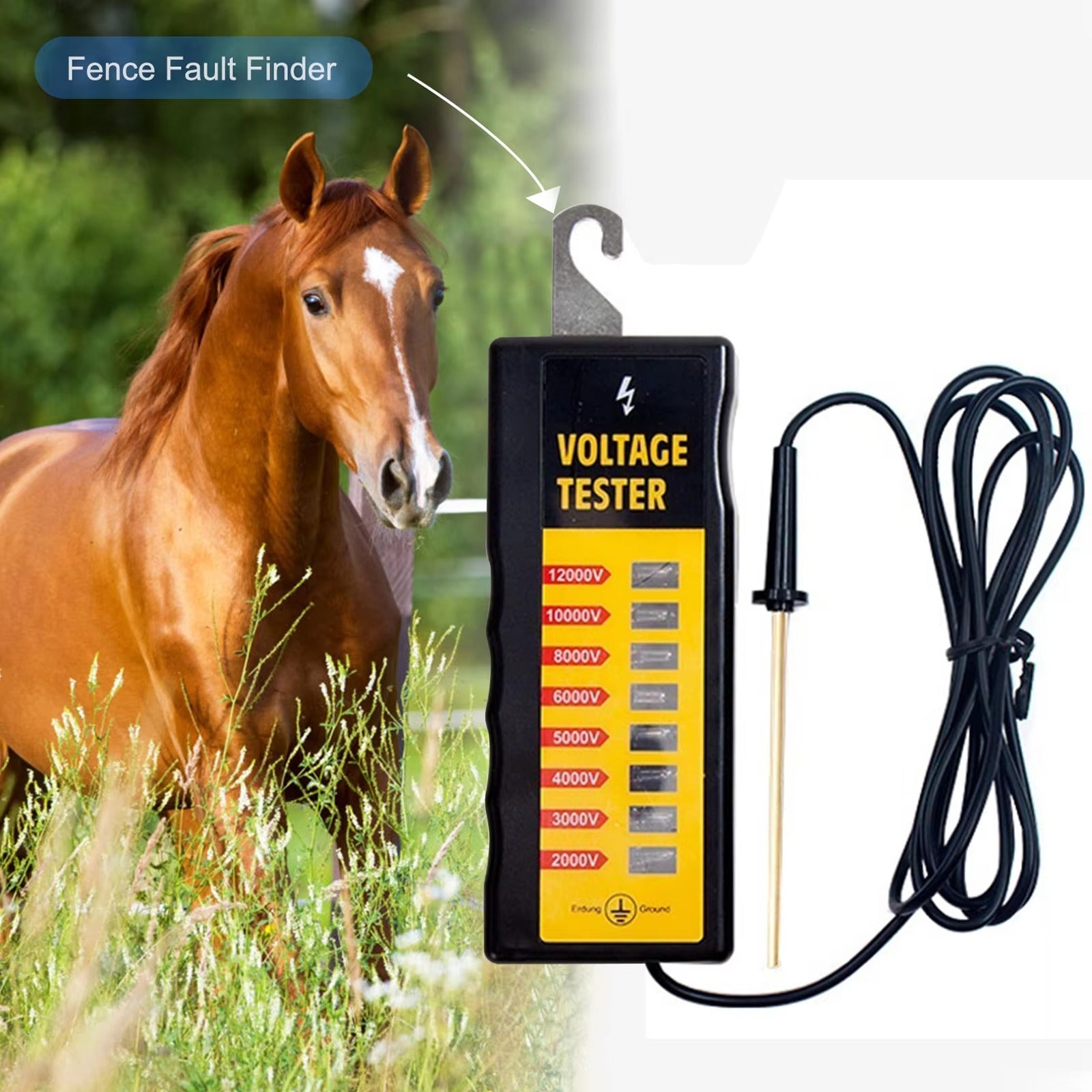 LIFE-ALL Electric Fence Voltage Tester